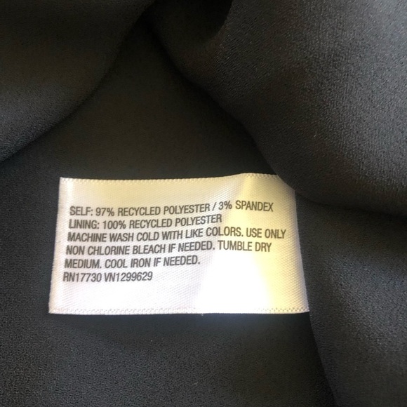 Wild Fable Women's Black Satin Strapless Tube Draping Back Mini Dress Size XL - Picture 10 of 14